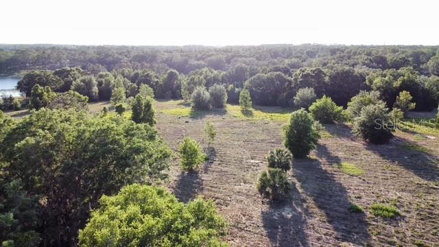 a view of a city with mountain
