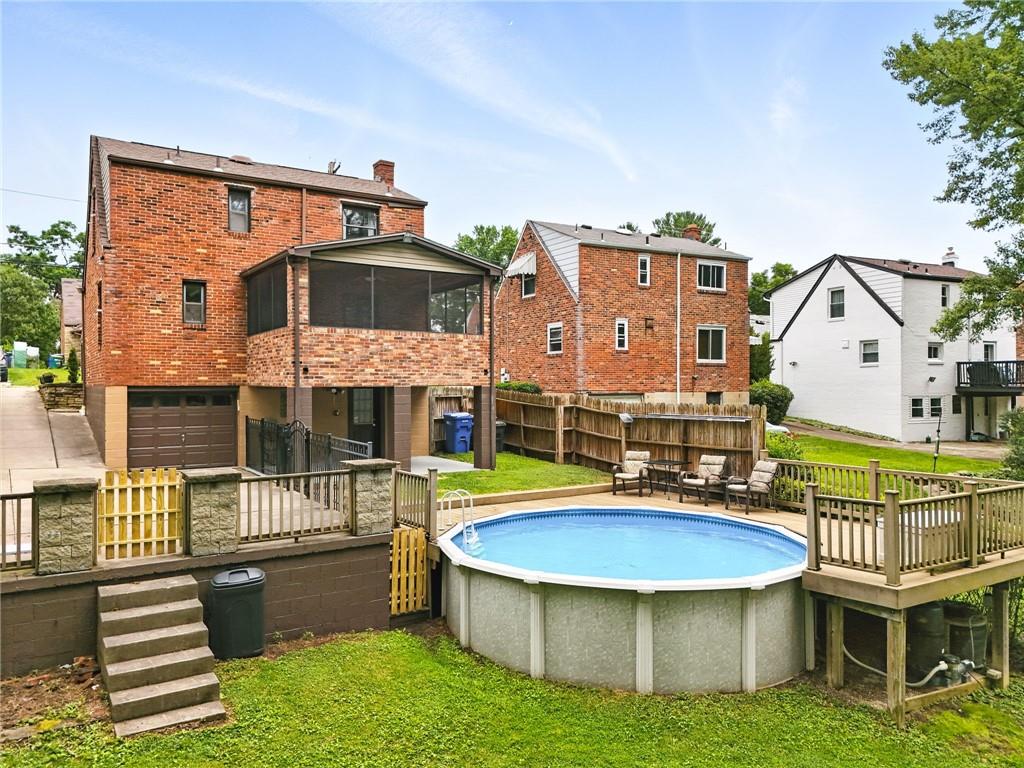 616 Highview Road Pittsburgh, PA 15234 - Photo 33 of 35 a view of a house with a backyard
