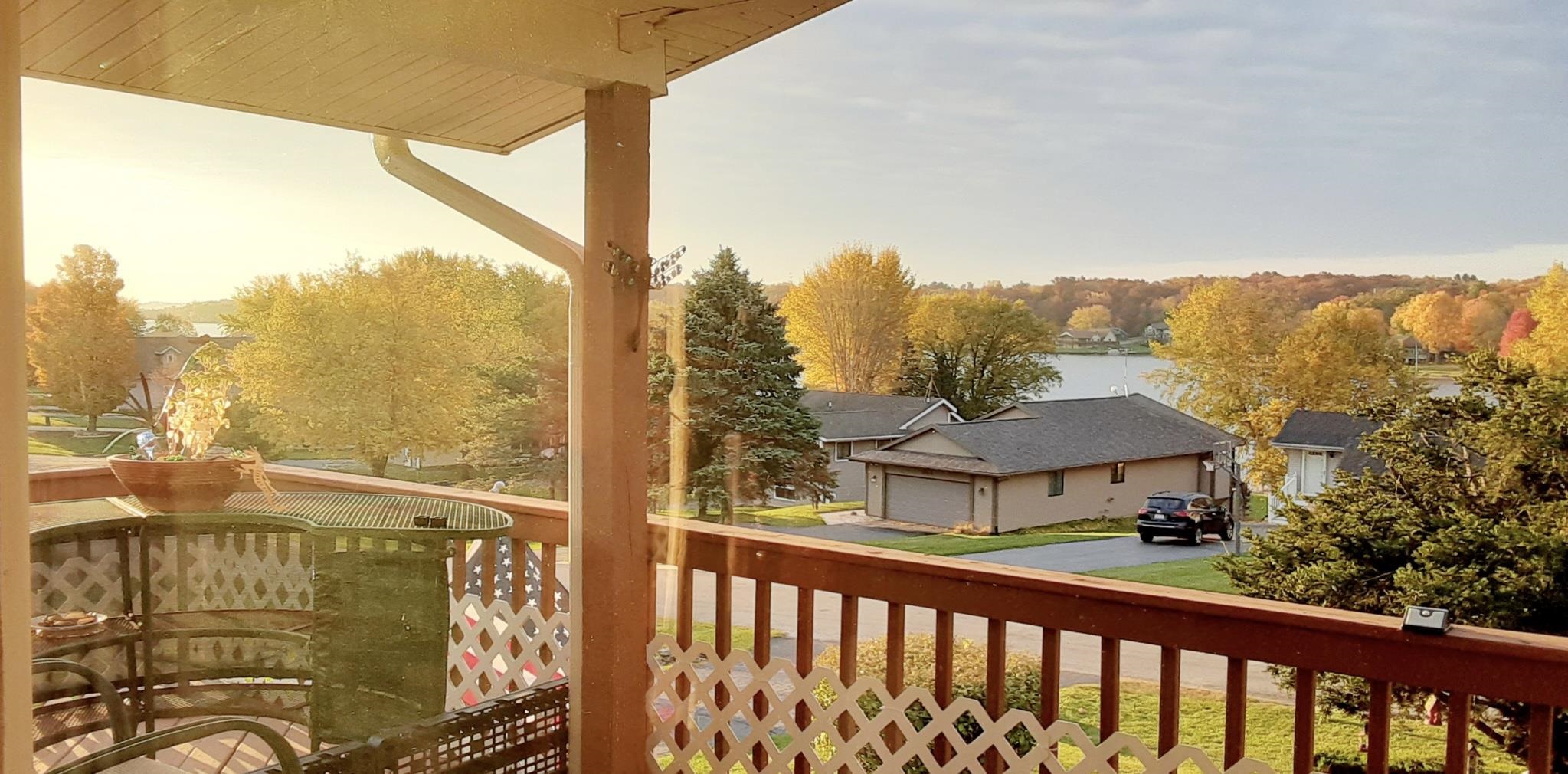 886 Breckenboro Road Davis, IL 61019 - Photo 12 of 37 a view of a city from a balcony