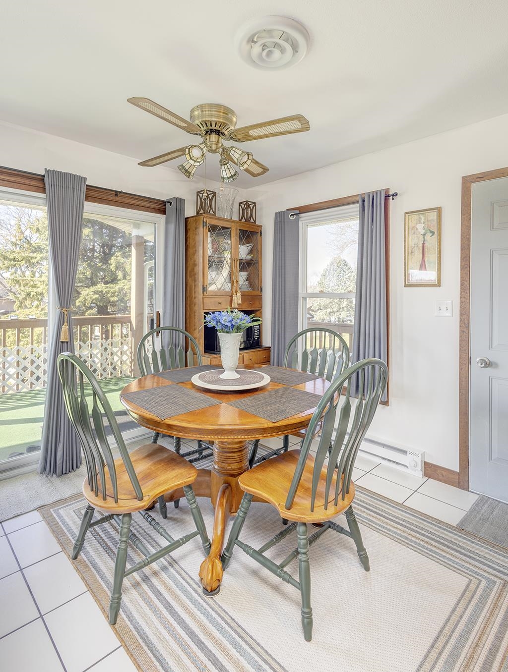 886 Breckenboro Road Davis, IL 61019 - Photo 19 of 37 a view of a dining room with furniture window and outside view