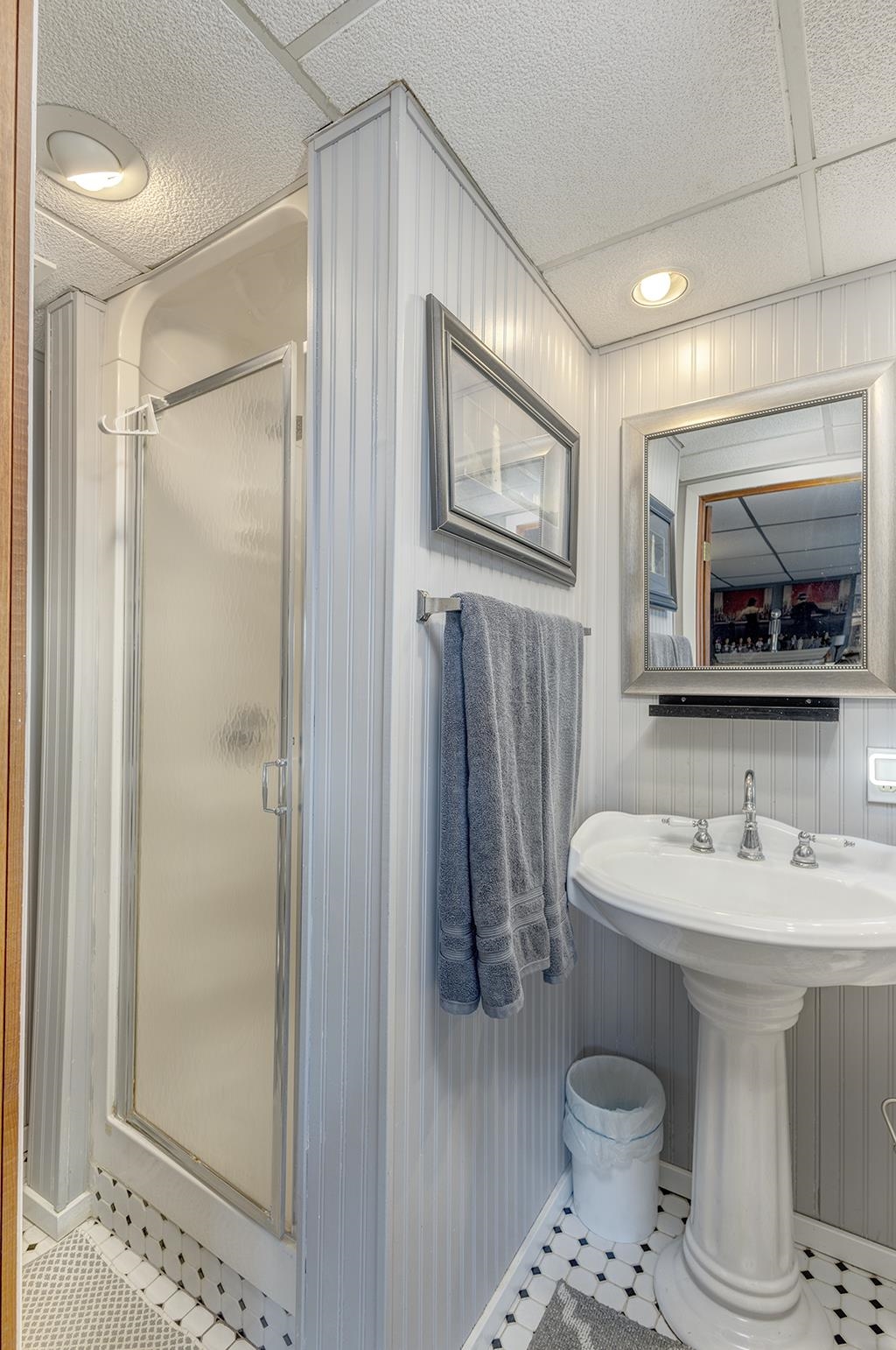 886 Breckenboro Road Davis, IL 61019 - Photo 32 of 37 a bathroom with a sink toilet and shower