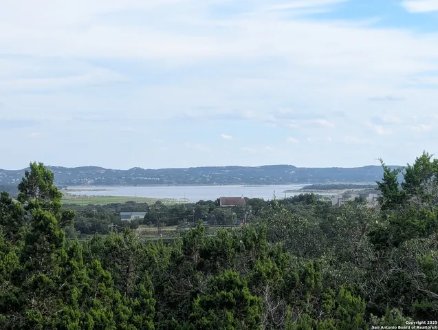 an aerial view of residential house and green space