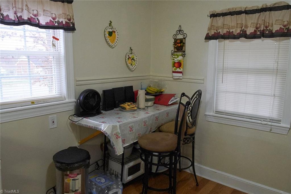 408 Hickory Chapel Road High Point, NC 27260 - Photo 10 of 23 Built in table in the kitchen. New windows installed in 2006!