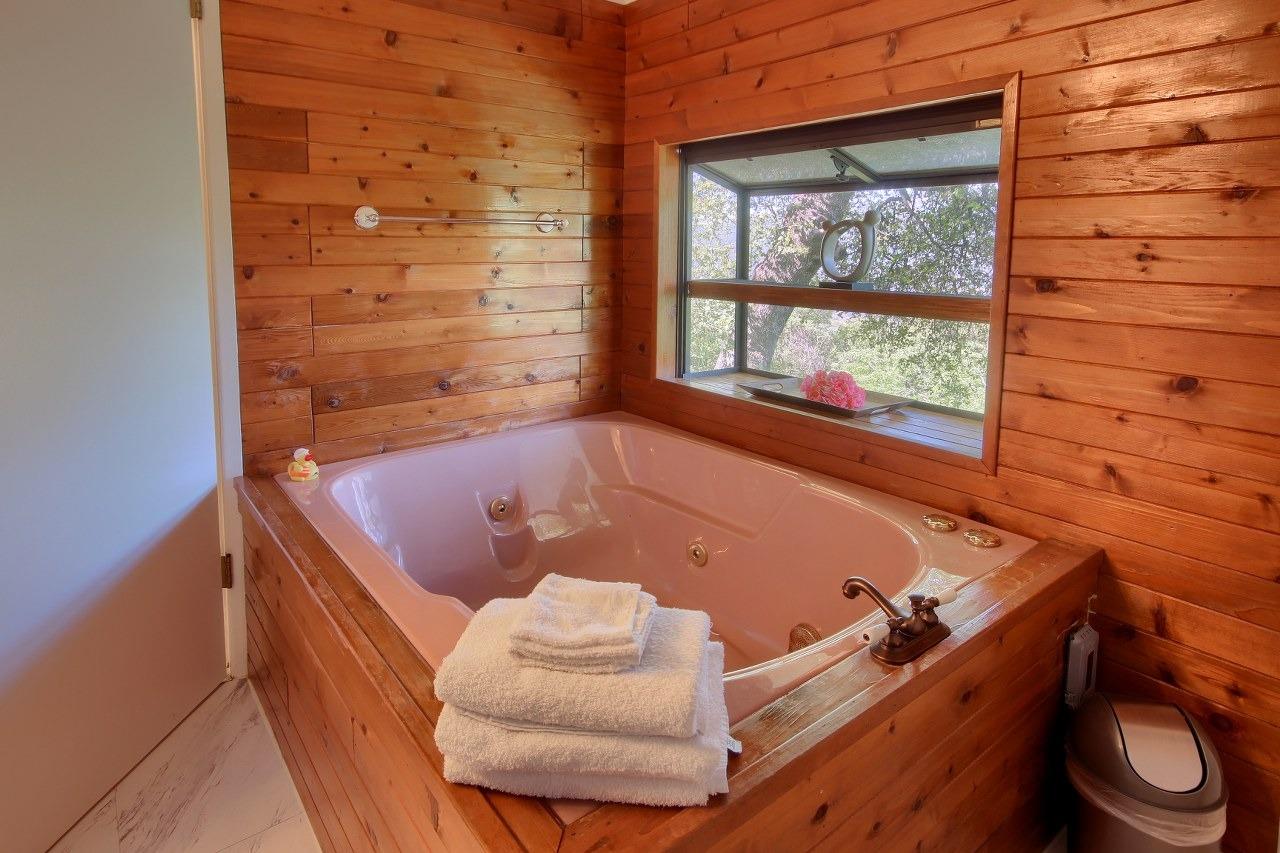 40640 Taylor Mountain Road Oakhurst, CA 93644 - Photo 44 of 62 a bath tub sitting next to a window