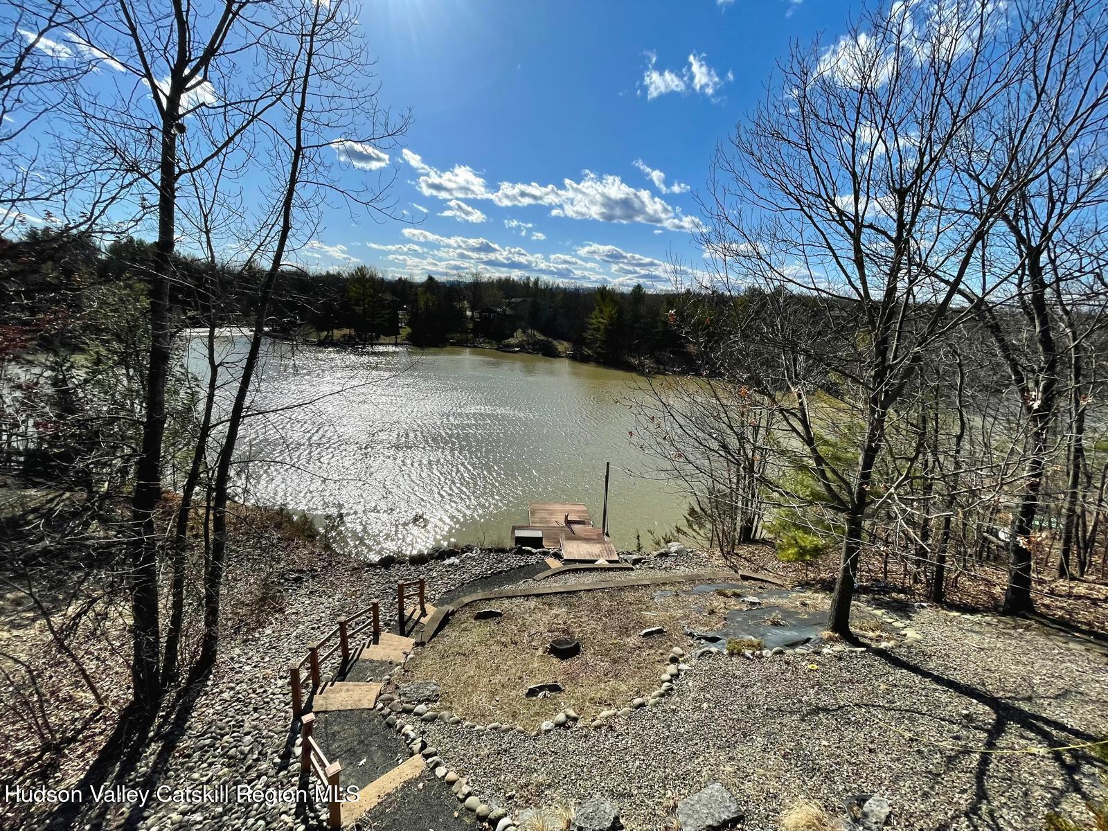 1367 Sleepy Hollow Road Athens, NY 12015 - Photo 23 of 28 a view of a wooden bridge with a yard