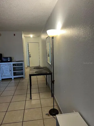 a room with furniture