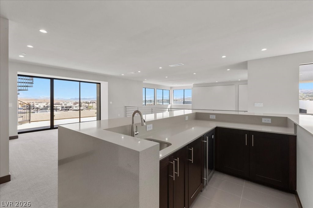 36 Rainbow Point Place Henderson, NV 89011 - Photo 15 of 34 Upstairs Bar with Wine Frig