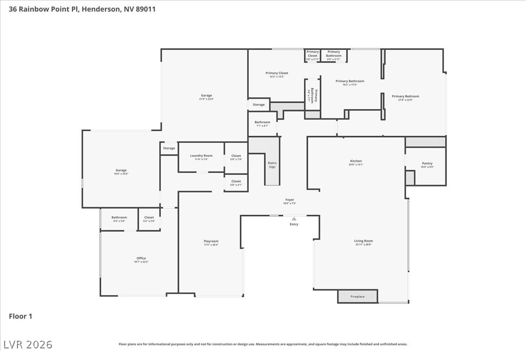 36 Rainbow Point Place Henderson, NV 89011 - Photo 32 of 34 1st Floor