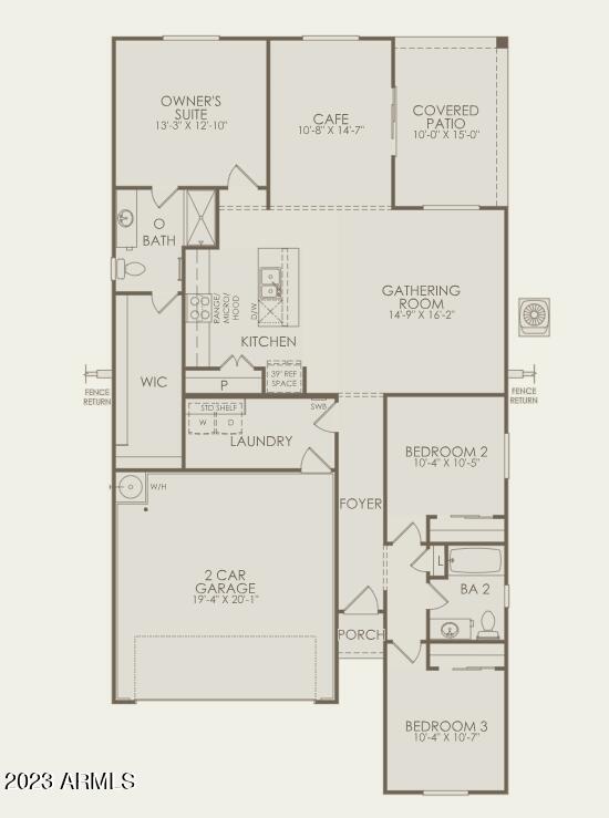 24336 West Ripple Road Buckeye, AZ 85326 - Photo 3 of 3 Floor Plan