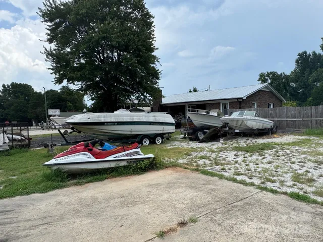 a view of outdoor space with car parked