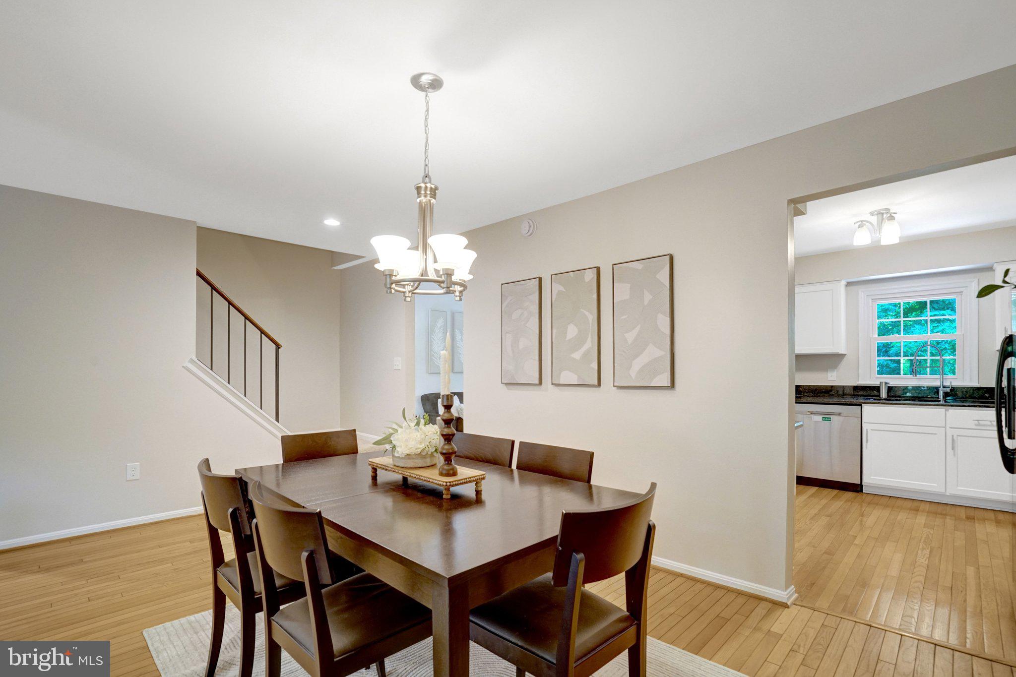 7838 Ashley Glen Road Annandale, VA 22003 - Photo 12 of 77 Dining Room w/gleaming hardwoods