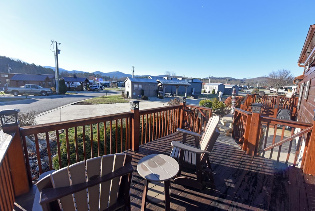 52 Foggy Mountain Road Blairsville, GA 30512 - Photo 34 of 50 a view of a balcony with chairs