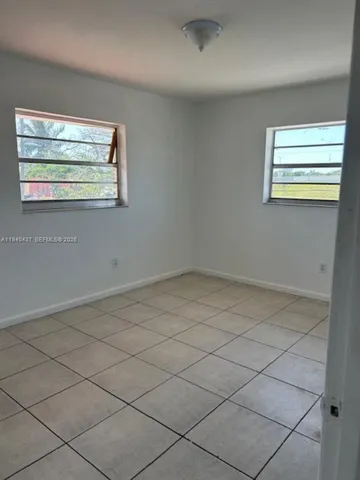 a view of a utility room with empty racks