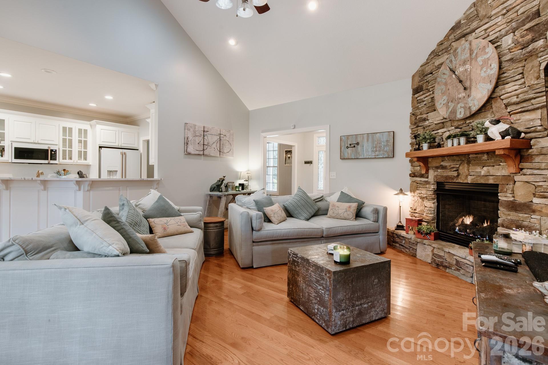 110 Mandy Lane Tryon, NC 28782 - Photo 22 of 48 a living room with furniture and a fireplace