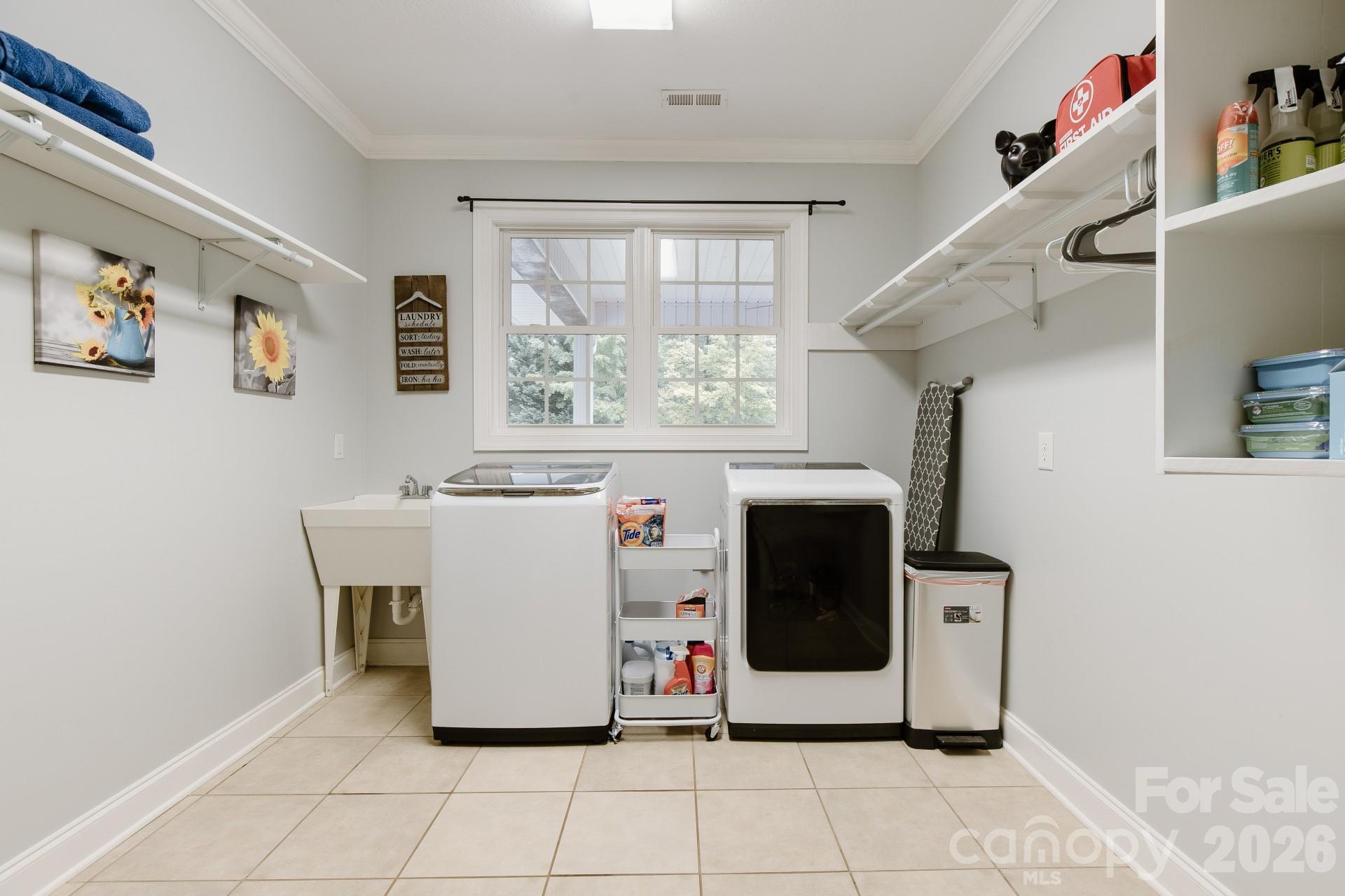 110 Mandy Lane Tryon, NC 28782 - Photo 30 of 48 a utility room with a washer and dryer