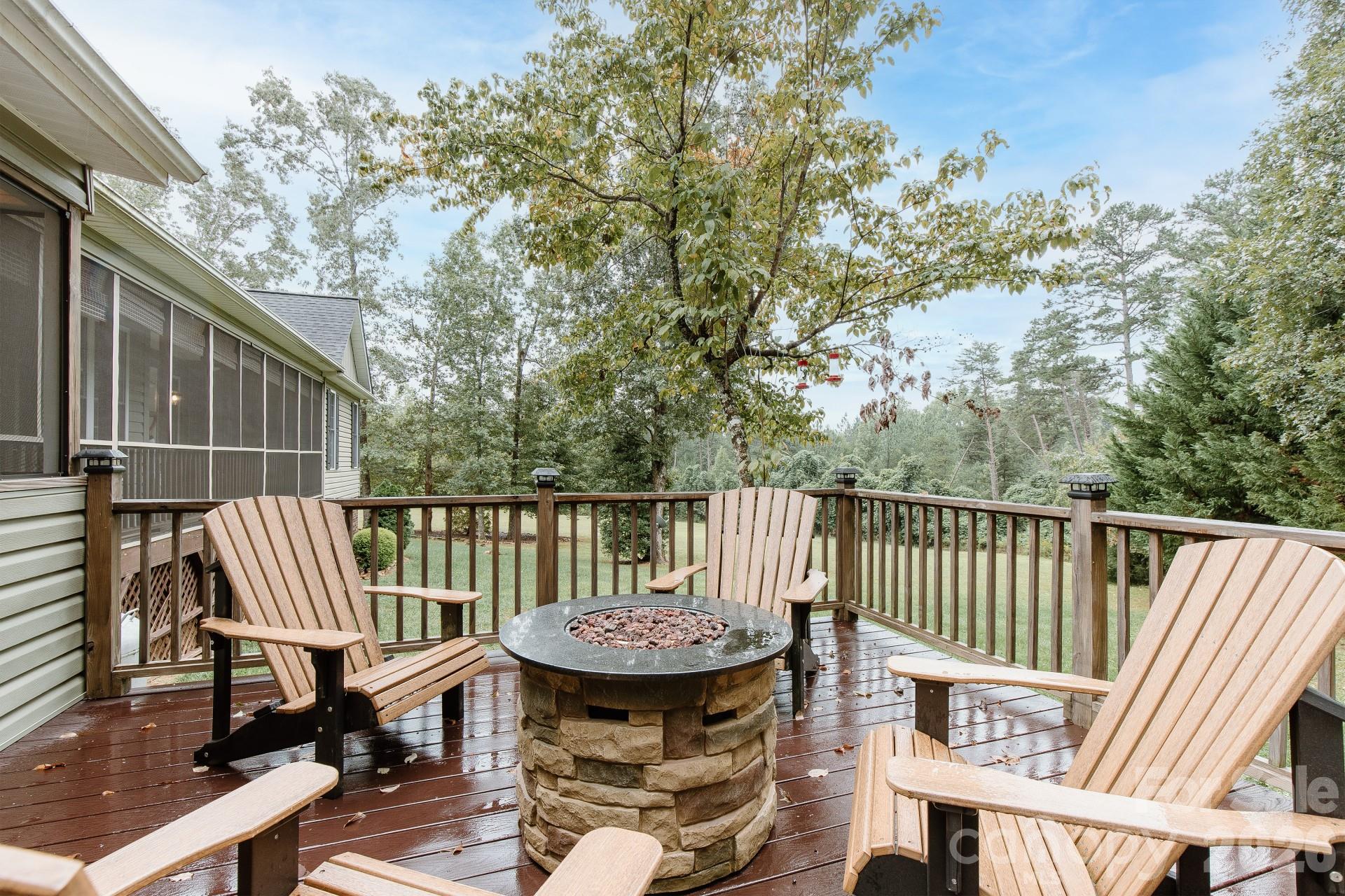 110 Mandy Lane Tryon, NC 28782 - Photo 5 of 48 a view of a two chairs on the roof deck