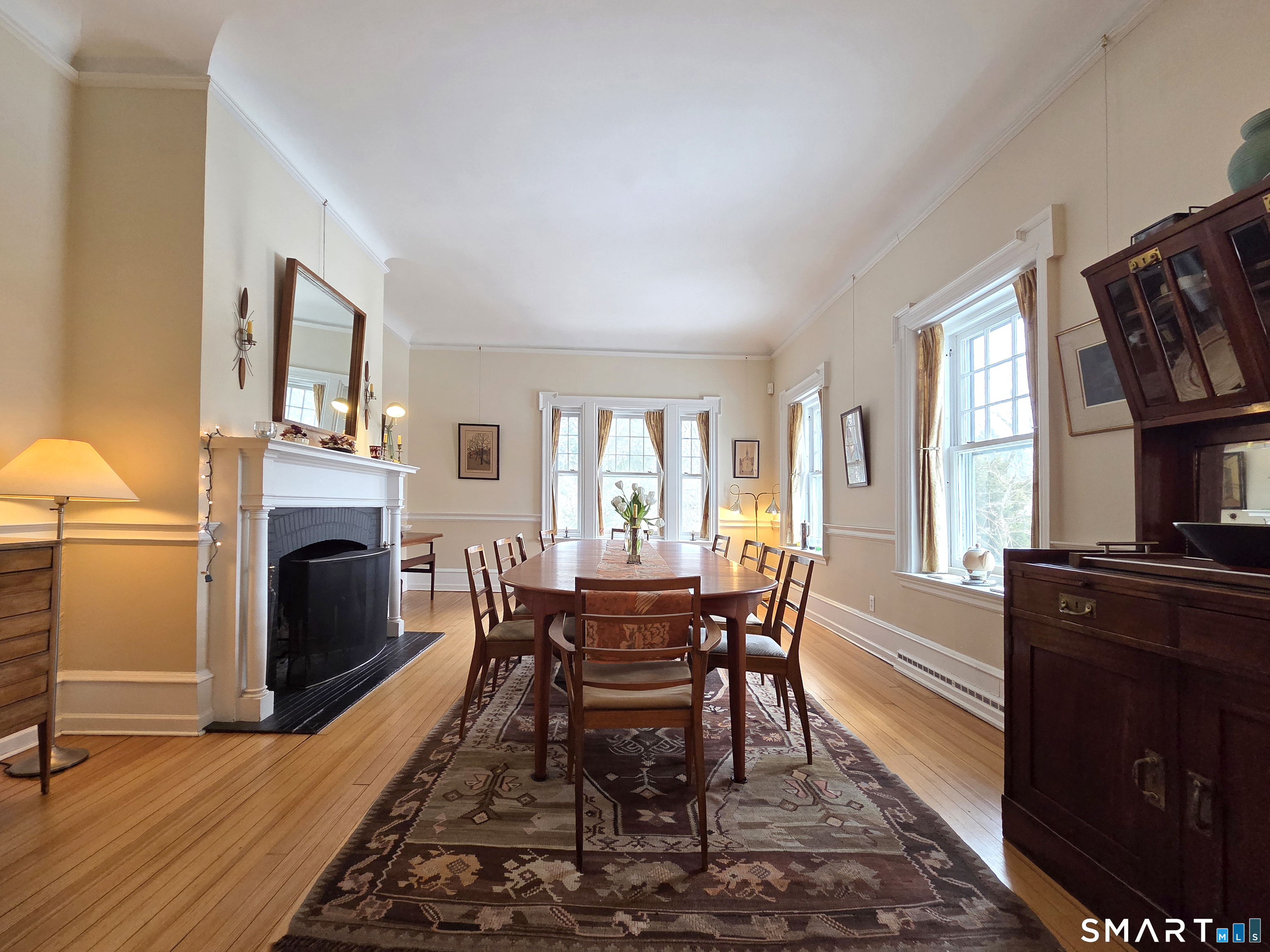 82 Edgehill Road New Haven, CT 06511 - Photo 11 of 29 a view of a dining room with furniture window and wooden floor