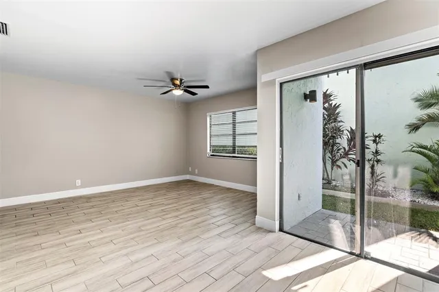 wooden floor in an empty room