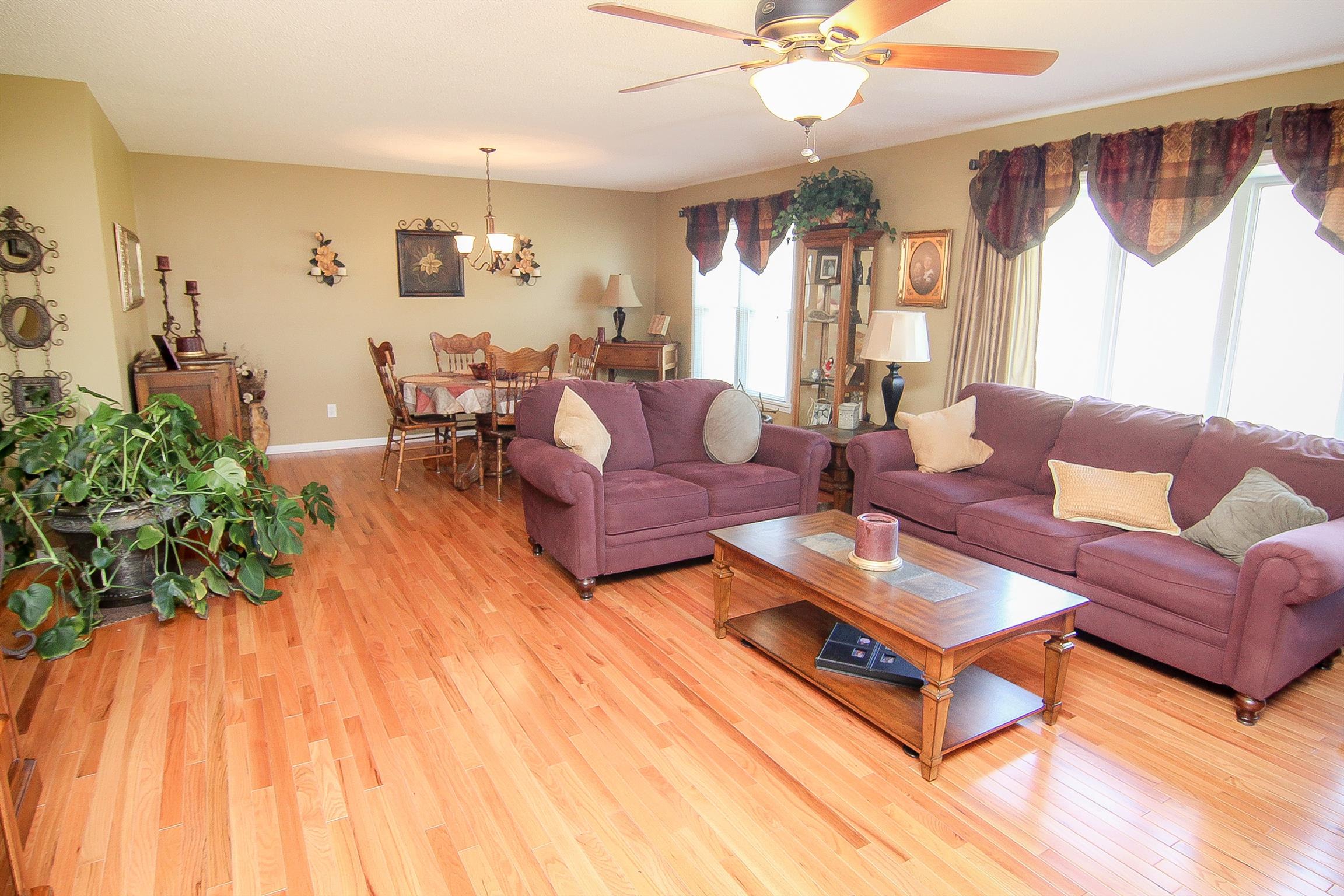 Enter into the living room from foyer
