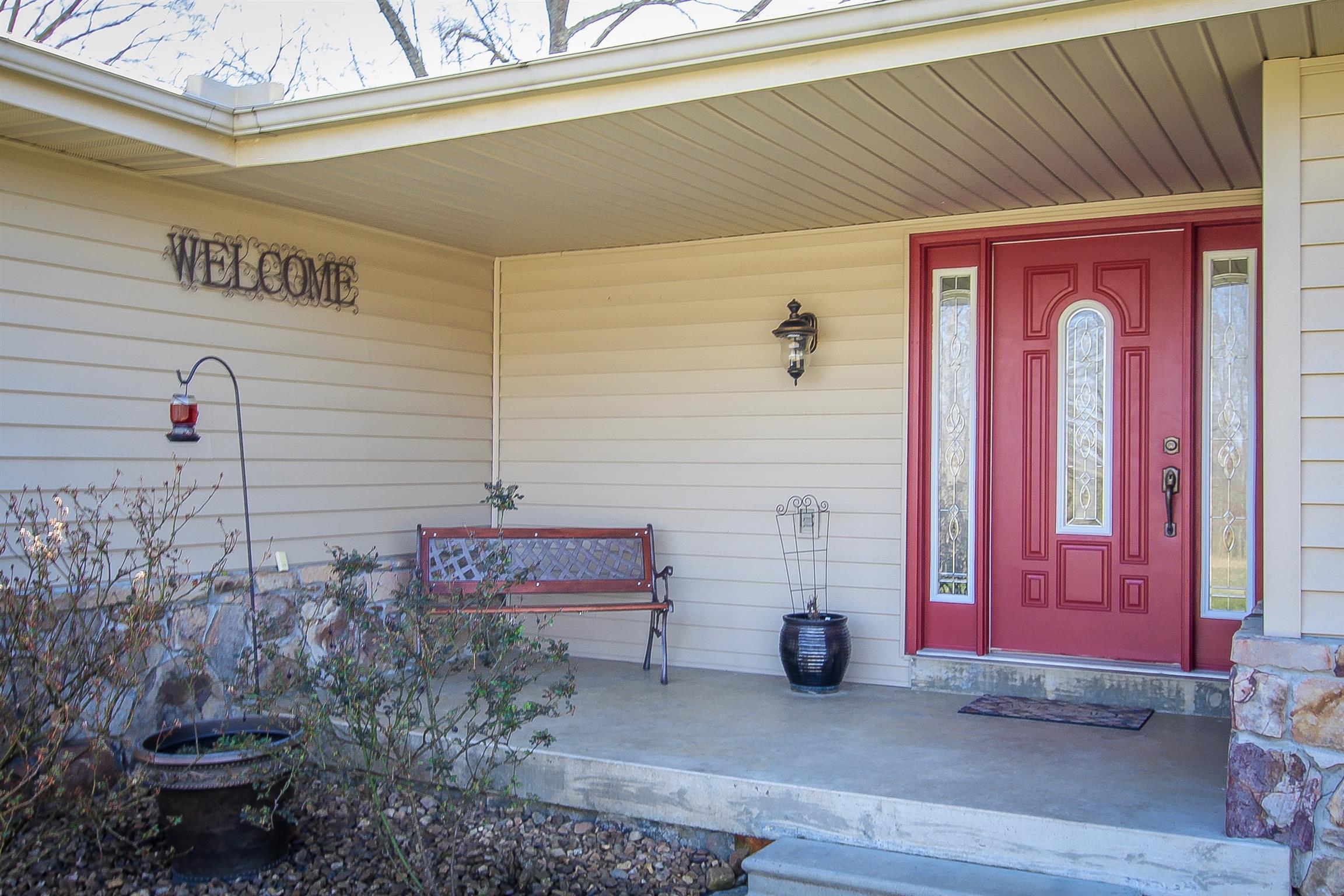 A beautiful entrance to this welcoming home