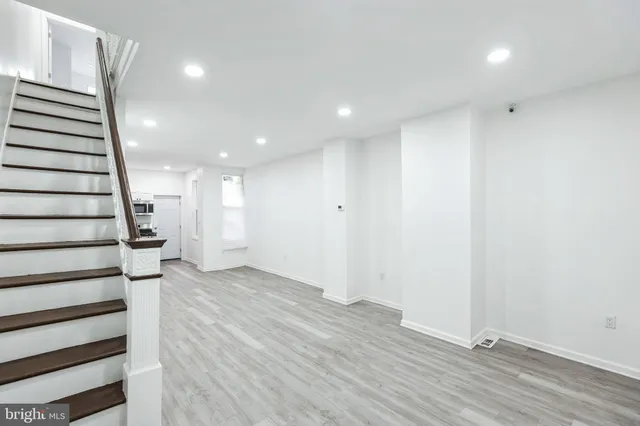 wooden floor in an empty room with wooden floor