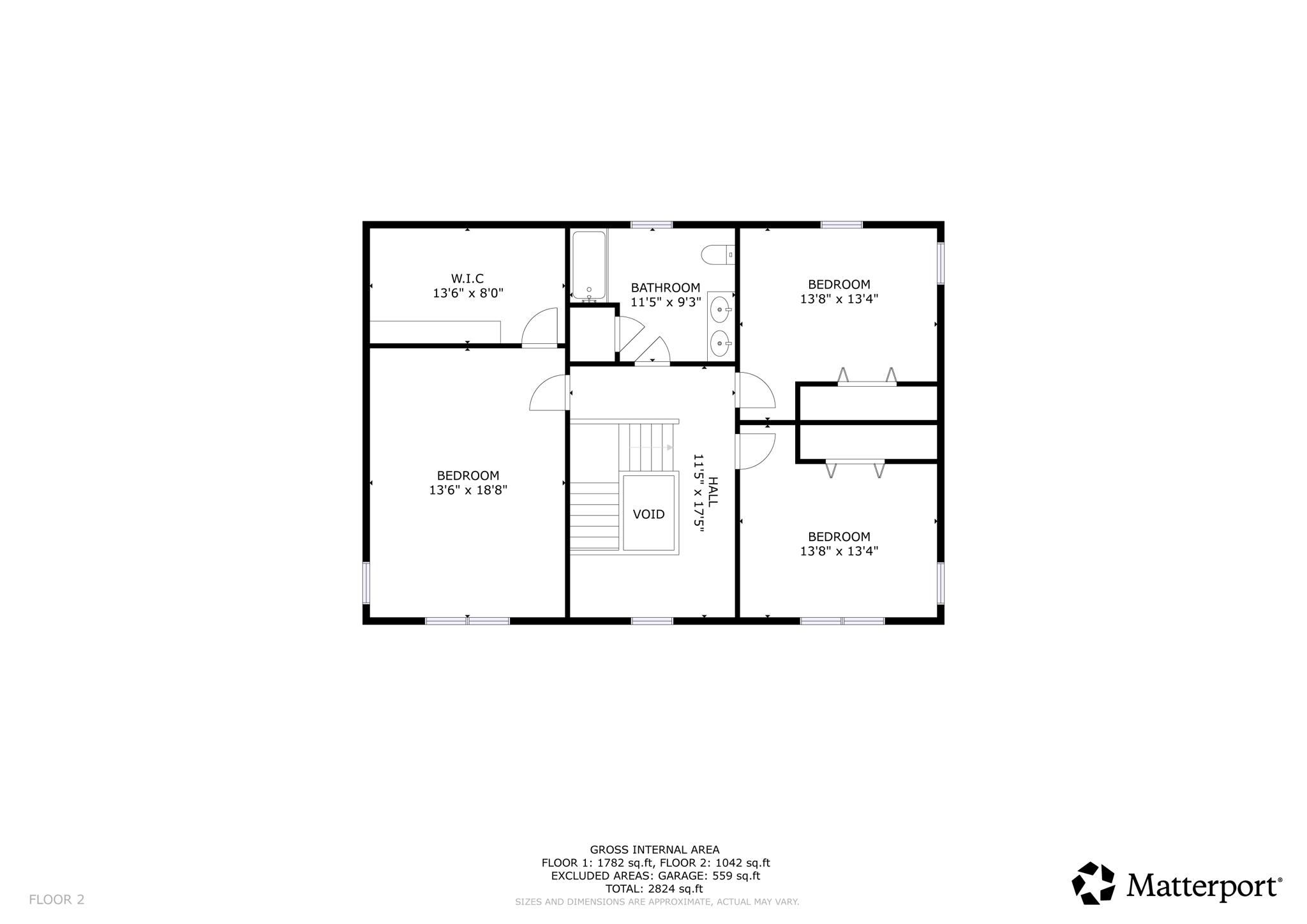 493 Church Road Bangor, ME 04401 - Photo 47 of 48 Second Floor Plan