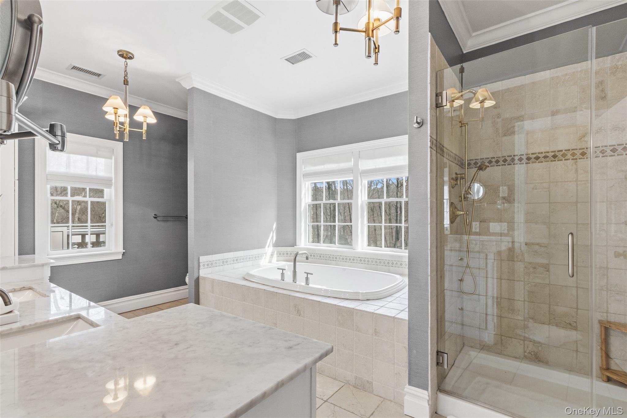 241 North Salem Road Waccabuc, NY 10597 - Photo 25 of 48 a spacious bathroom with a bathtub and shower