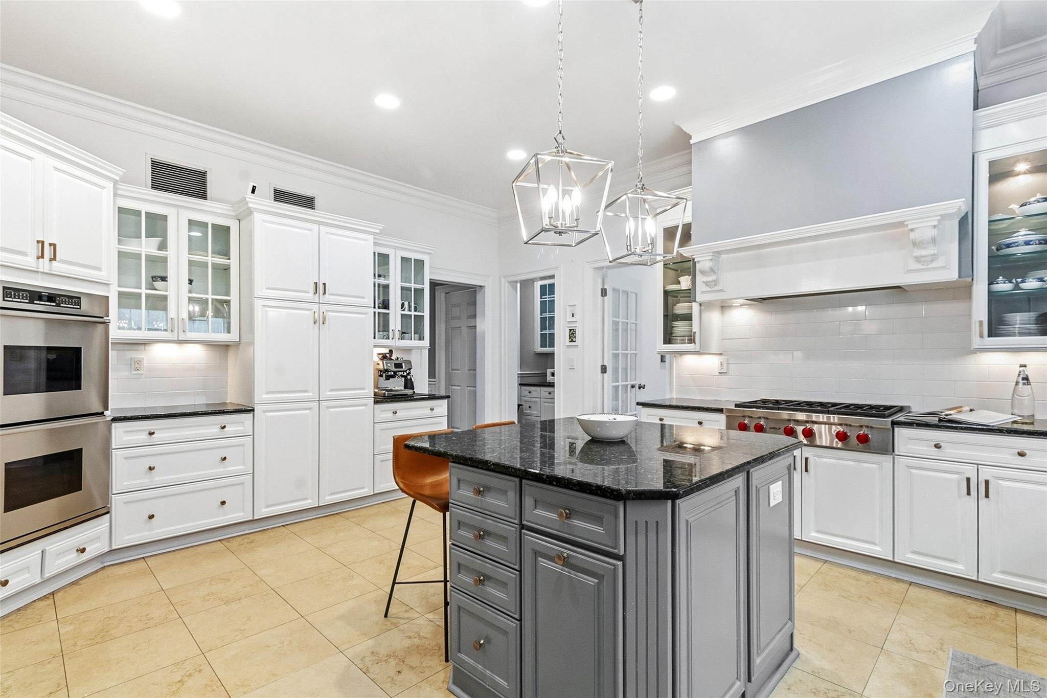 241 North Salem Road Waccabuc, NY 10597 - Photo 9 of 48 a kitchen with granite countertop a sink cabinets and stainless steel appliances
