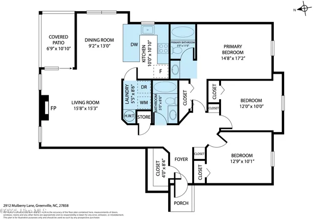 $162,900 | 2912 Mulberry Lane, Unit F, Greenville, NC 27858