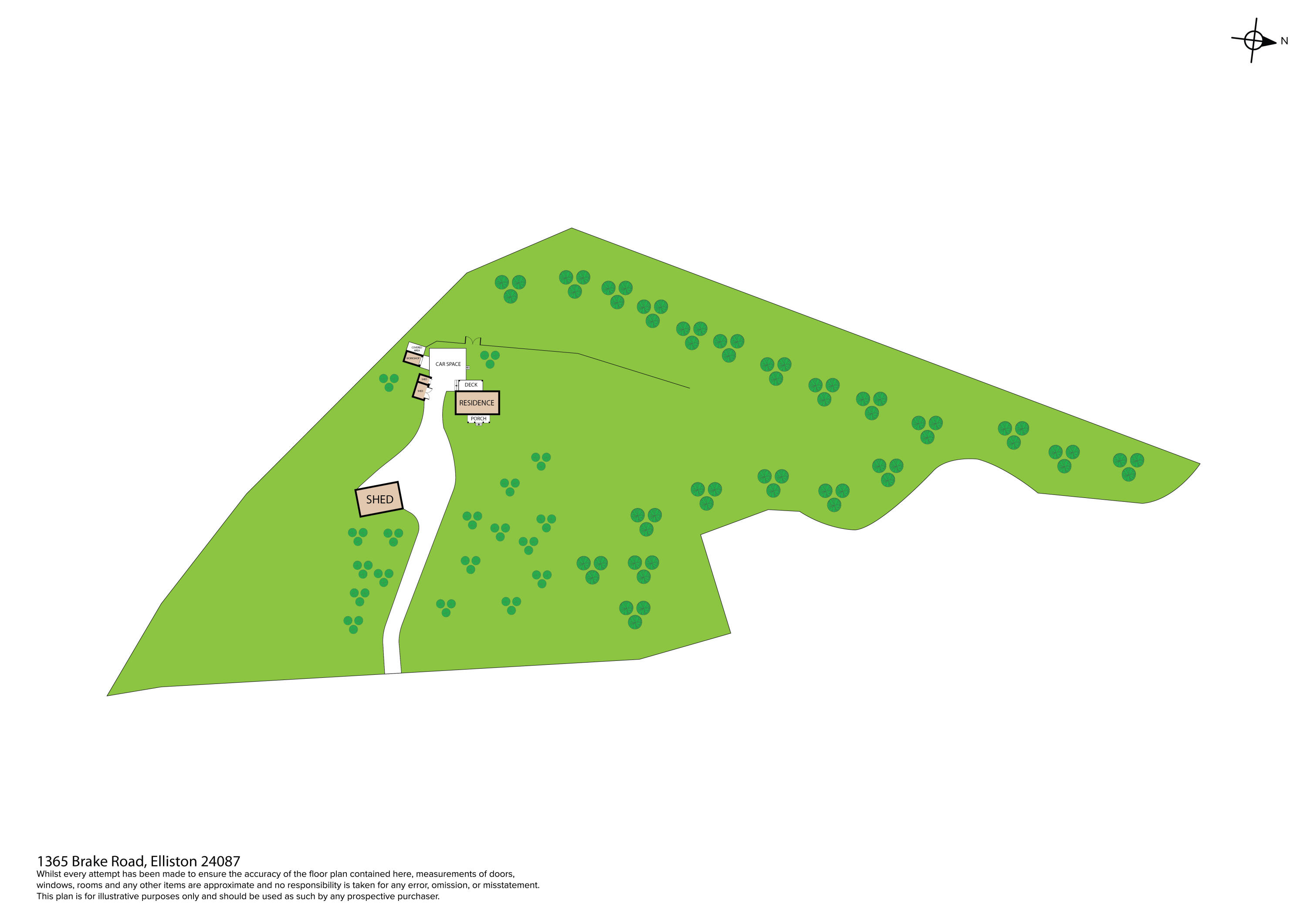 1365 Brake Road Elliston, VA 24087 - Photo 10 of 98 Site Plan