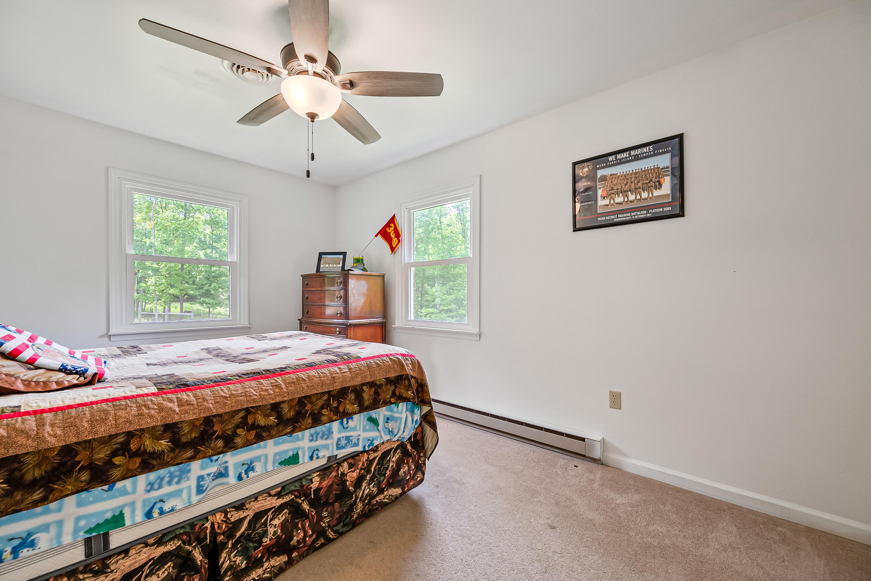 1365 Brake Road Elliston, VA 24087 - Photo 38 of 98 a bedroom with bed and a window