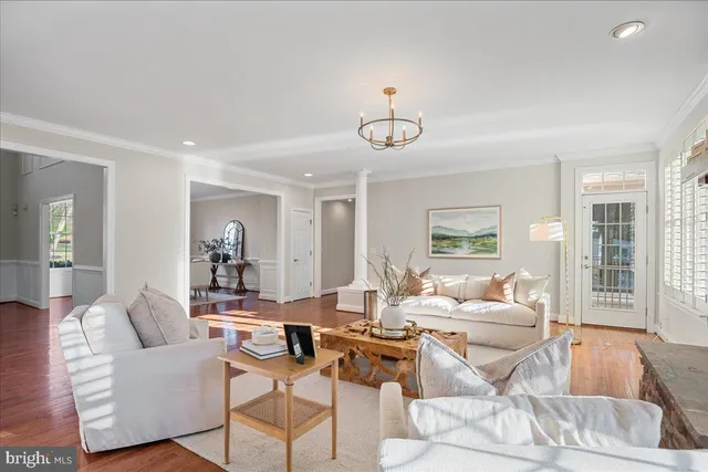 a bathroom with double sink and a mirror