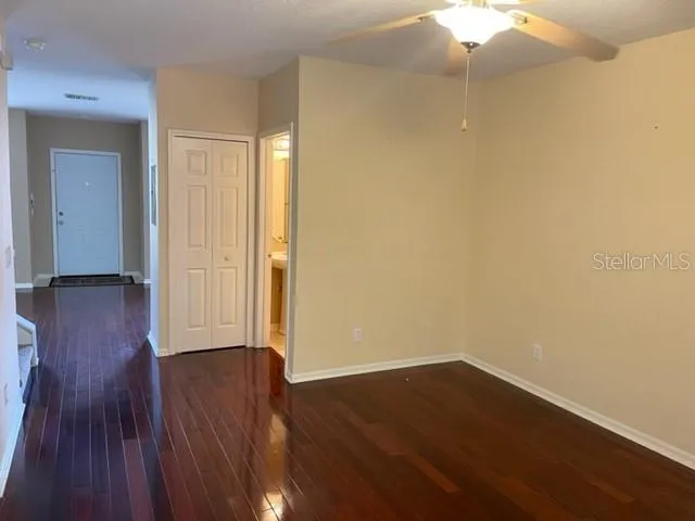 wooden floor in an empty room