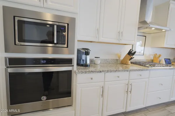 a close view of washer and dryer