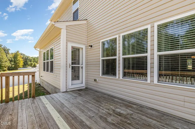 a view of a house with a deck