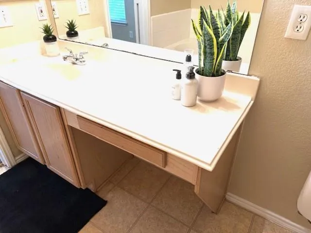 a close view of dining table