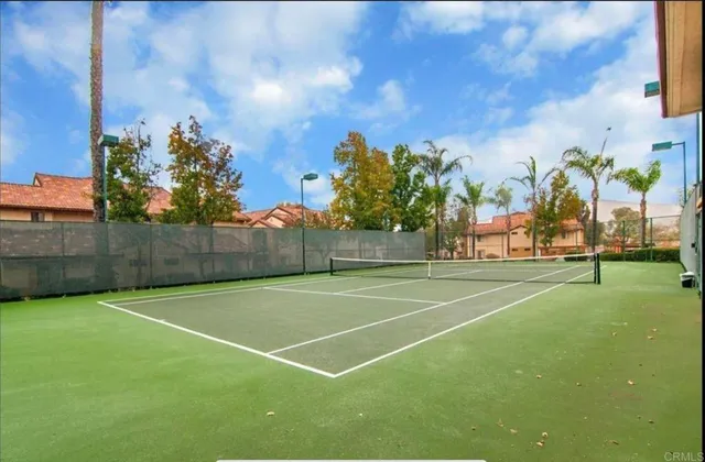 a view of tennis court