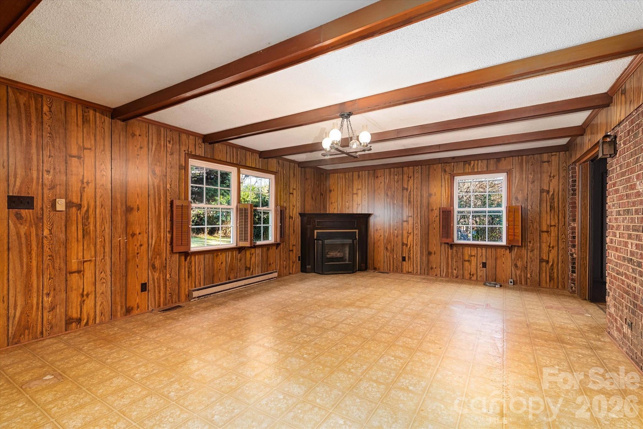 1736 Ebinport Road Rock Hill, SC 29732 - Photo 12 of 34 a view of an empty room with a fireplace