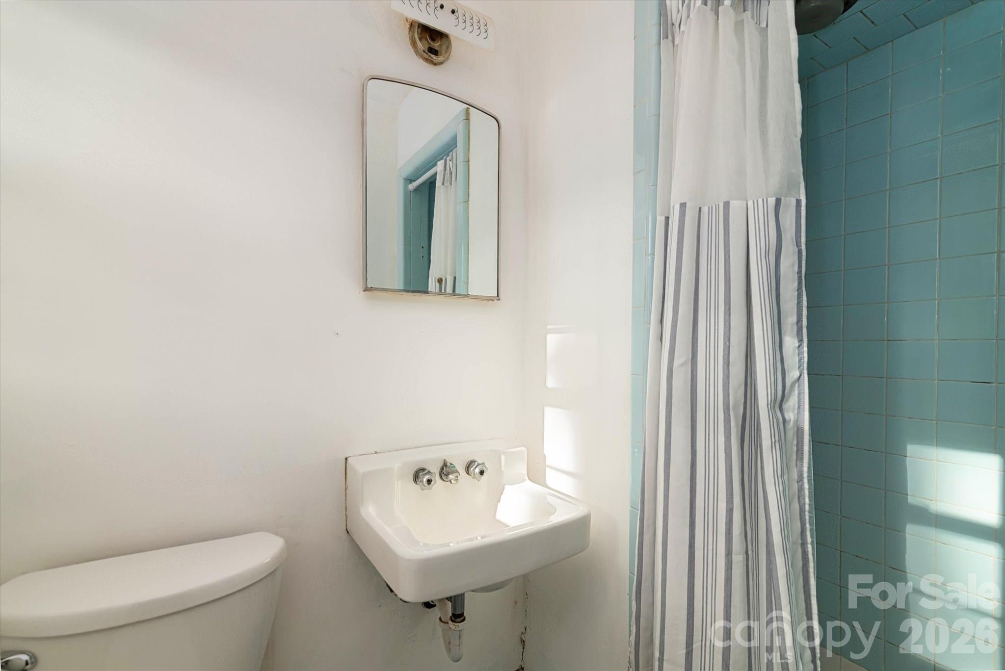 1736 Ebinport Road Rock Hill, SC 29732 - Photo 19 of 34 a bathroom with a toilet sink and mirror