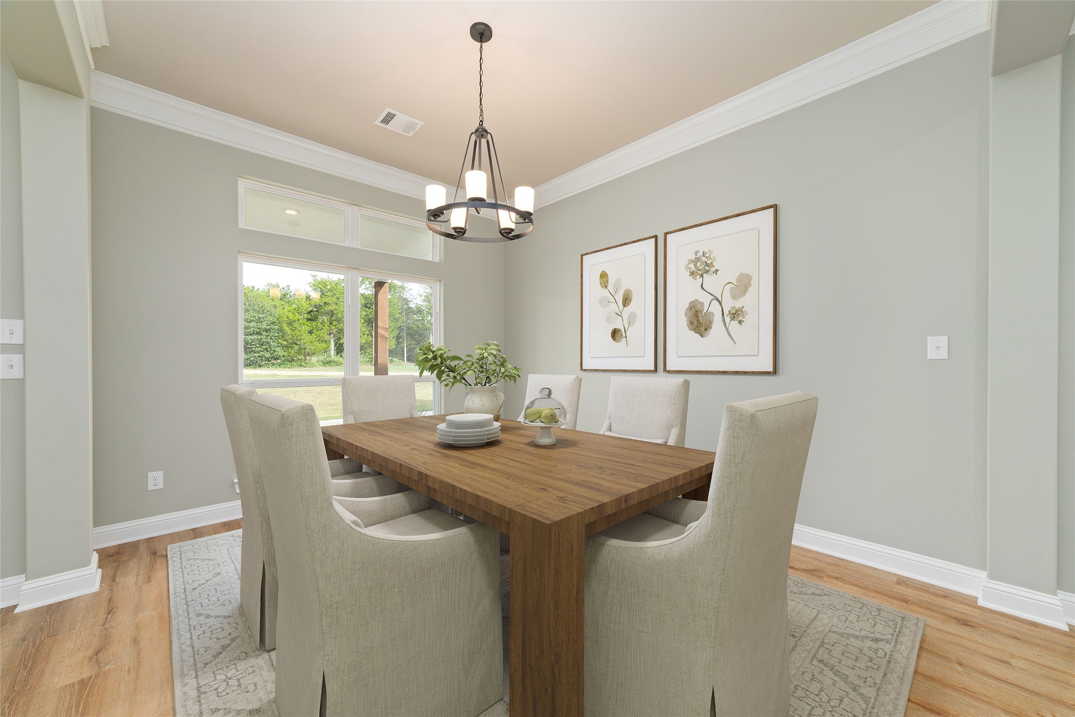 1011 Bonfire West Road Cat Spring, TX 78933 - Photo 9 of 48 Dining room virtually staged for illustrative purposes only.