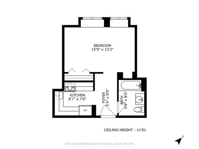 $575,000 | 1 Wall Street Court, Unit 207 | Financial District