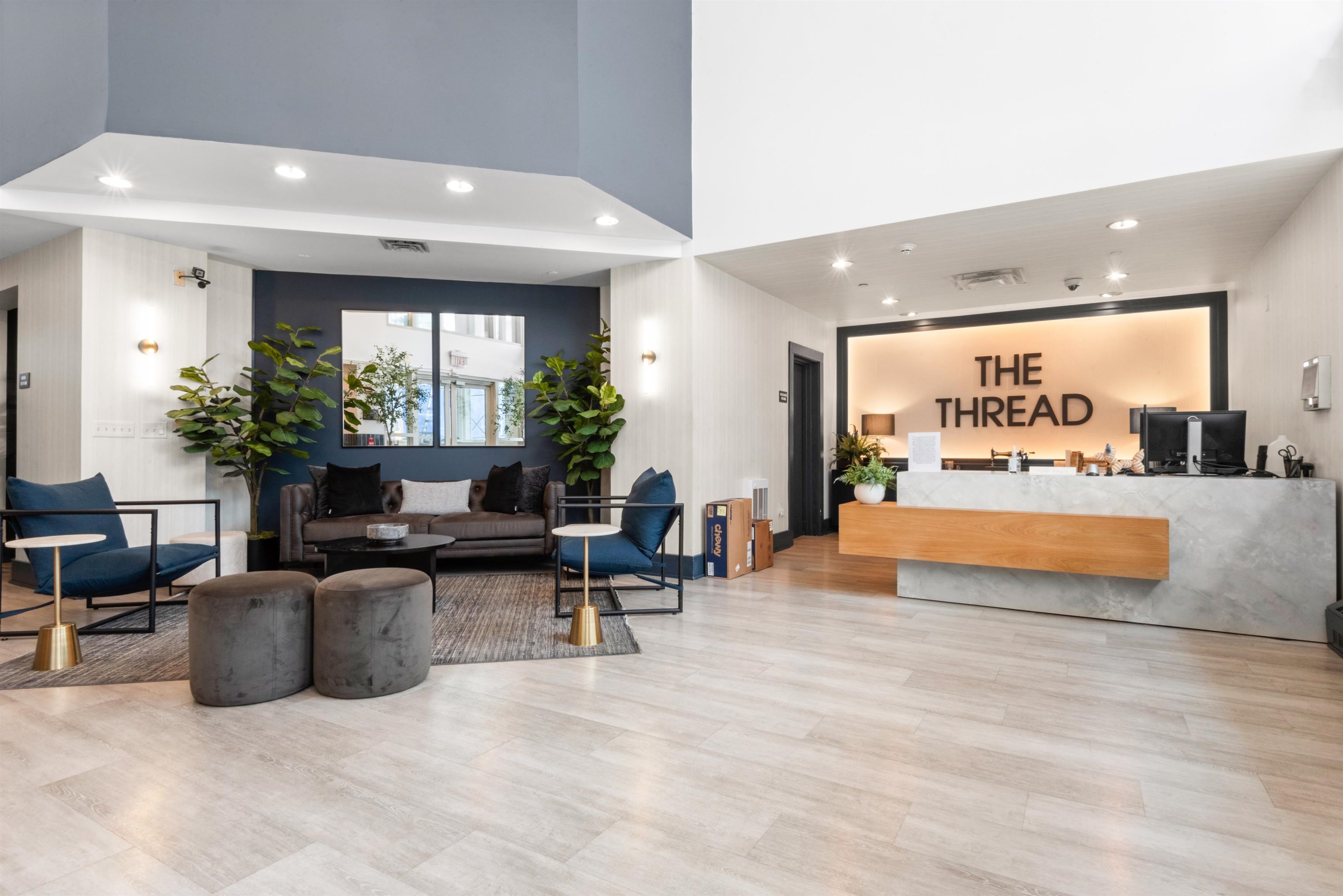 3312 Hudson Avenue, Unit 12F Union City, NJ 07087 - Photo 23 of 32 a living room with furniture potted plant and a large window