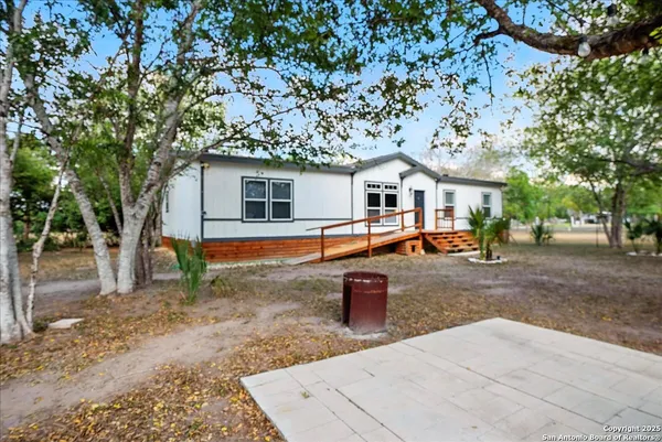 a house view with a sitting space