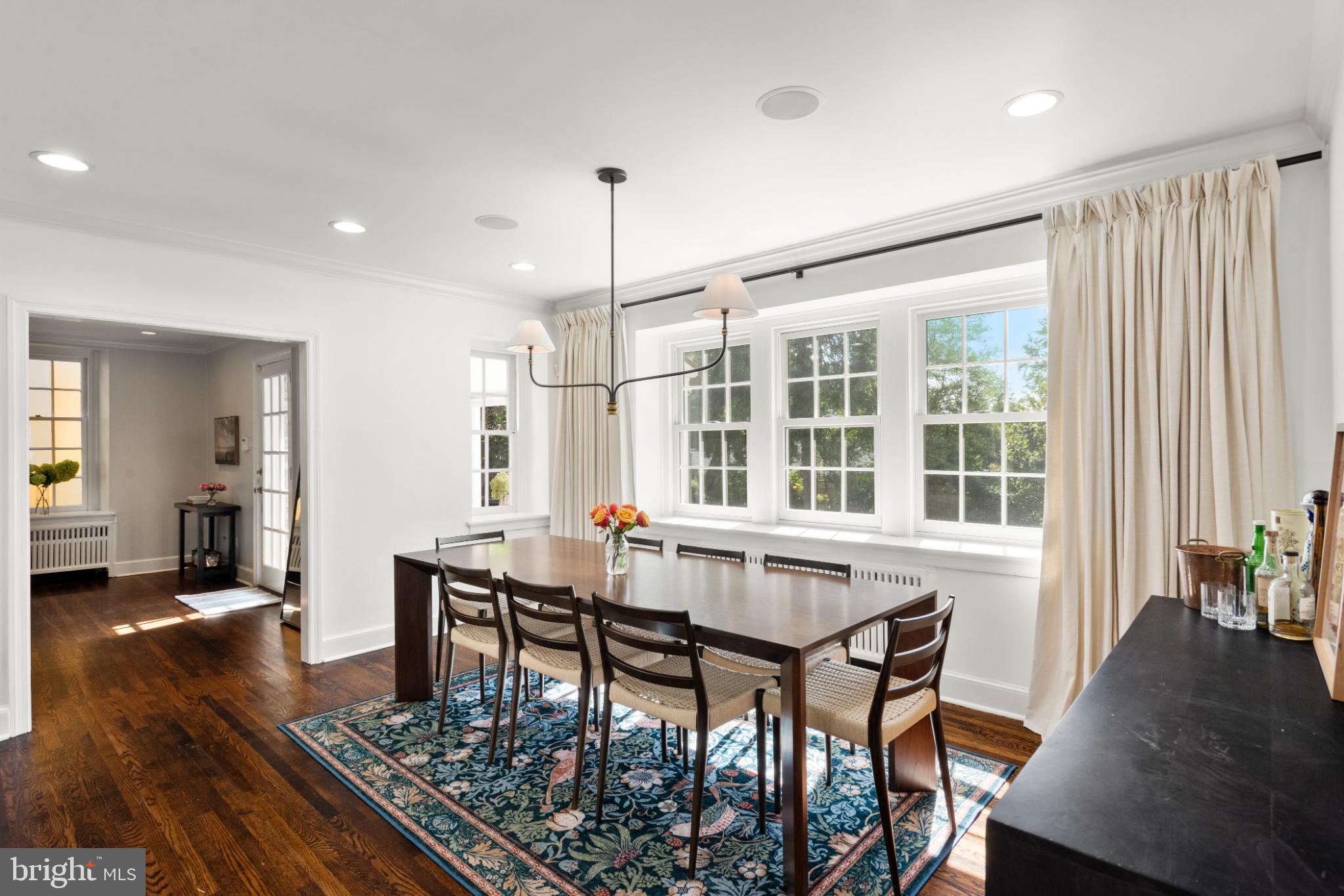 315 Caversham Road Bryn Mawr, PA 19010 - Photo 13 of 55 Bright dining space with elegant windows.