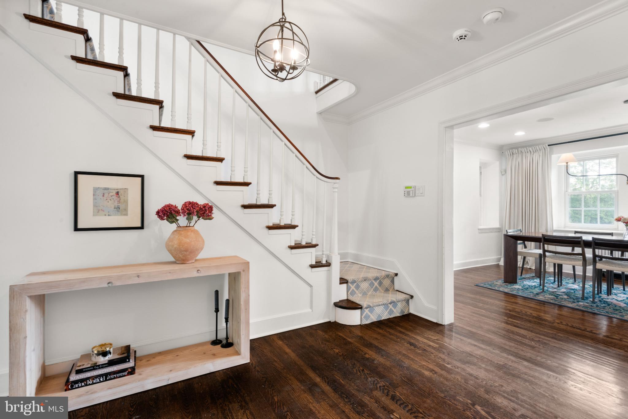 315 Caversham Road Bryn Mawr, PA 19010 - Photo 10 of 55 Inviting entryway with elegant staircase.