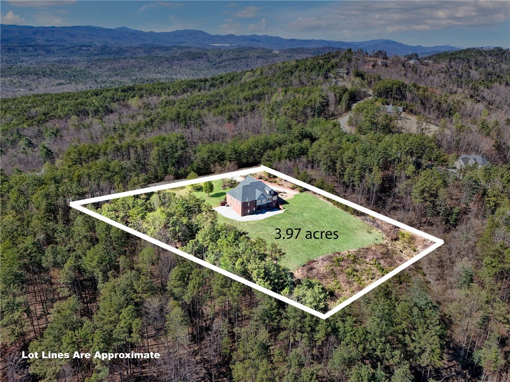 603 Tamassee Ridge Way Salem, SC 29676 - Photo 6 of 46 Perched atop a verdant hill, this property offers panoramic mountain vistas.