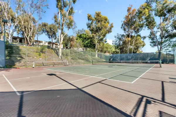 a view of a tennis court