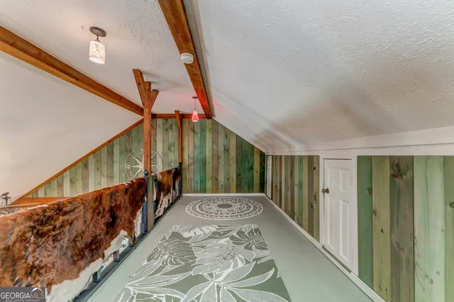 a outdoor living space with furniture