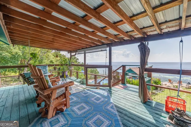 a view of a potted plants on a patio
