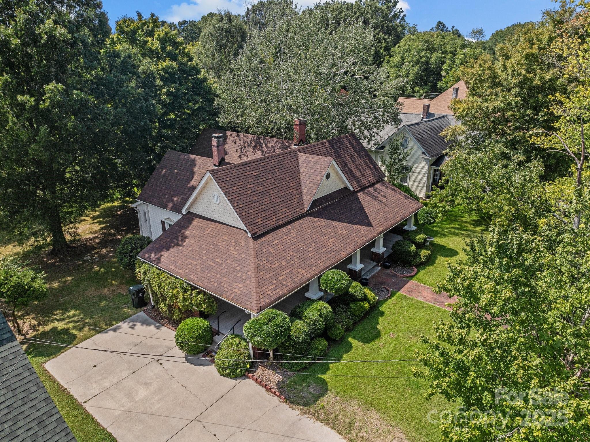 405 7th Street Spencer, NC 28159 - Photo 36 of 39 an aerial view of a house